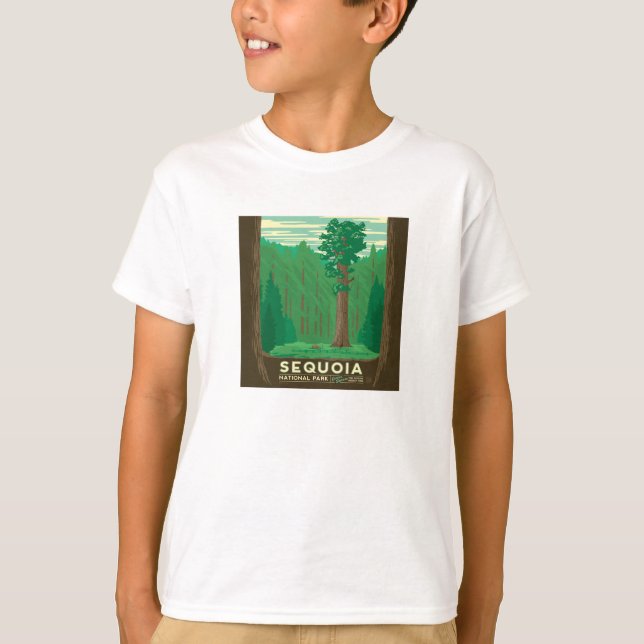 Sequoia nationalpark t shirt (Framsida)