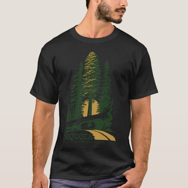 Sequoia nationalpark t shirt (Framsida)
