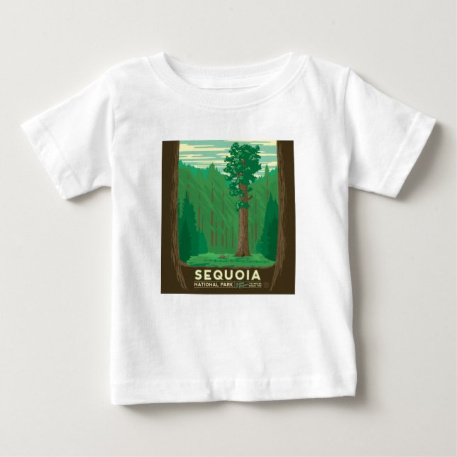 Sequoia nationalpark t shirt (Framsida)