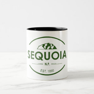 Sequoia nationalpark Två-Tonad mugg