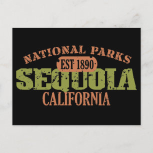 Sequoia nationalpark vykort