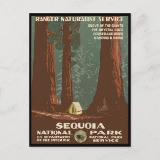 Sequoia nationalpark vykort