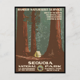 Sequoia nationalpark vykort