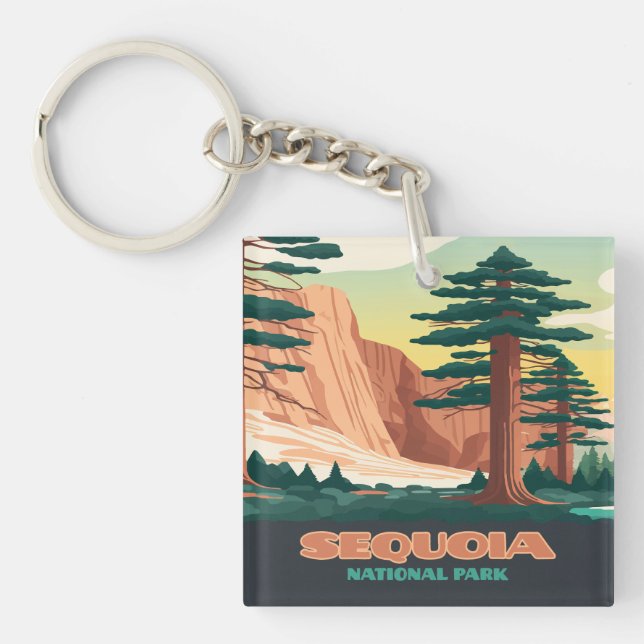 Sequoia nationalparken Träd bergen (Framsidan)