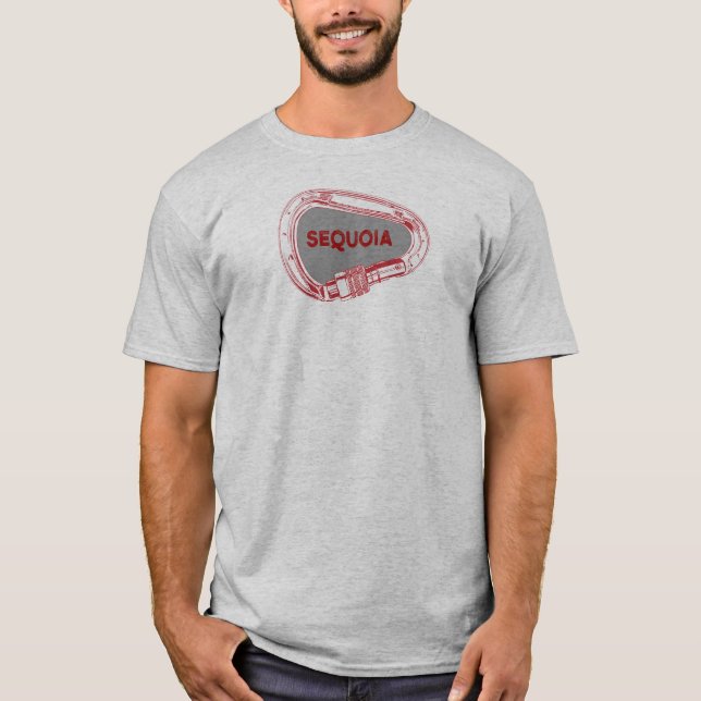 Sequoia nationalparkens klättringsbrickor t shirt (Framsida)
