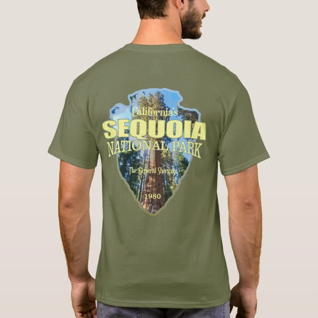 Sequoia NP (pilhuvud) T Shirt (Baksida)