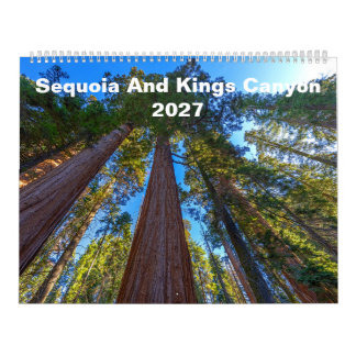 Sequoia och Kings Canyon 2027 Väggkalender Kalender