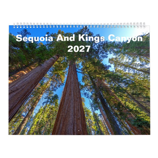 Sequoia och Kings Canyon 2027 Väggkalender Kalender (Omslag)