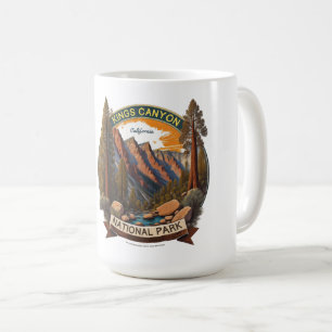 Sequoia och Kung Canyon National Parker california Kaffemugg