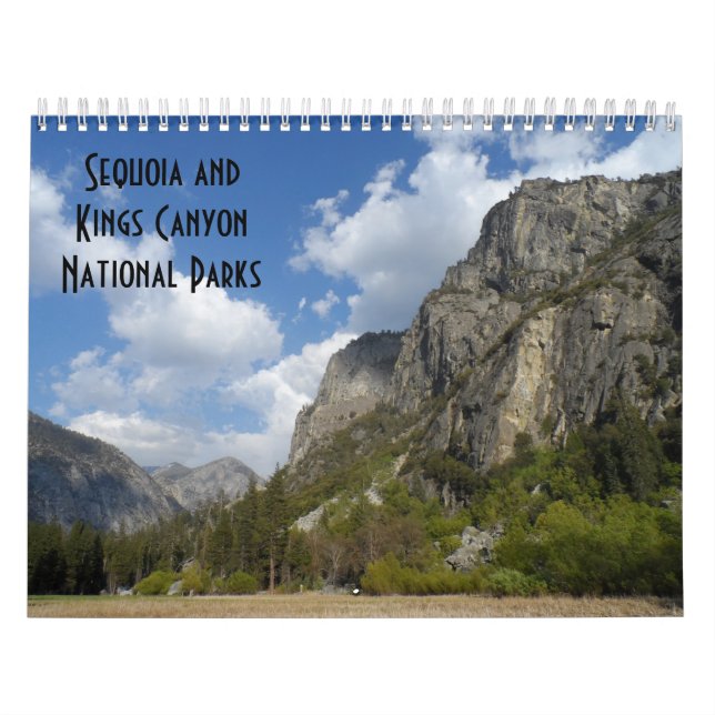 Sequoia och Kung Canyon National Parker Kalender (Omslag)