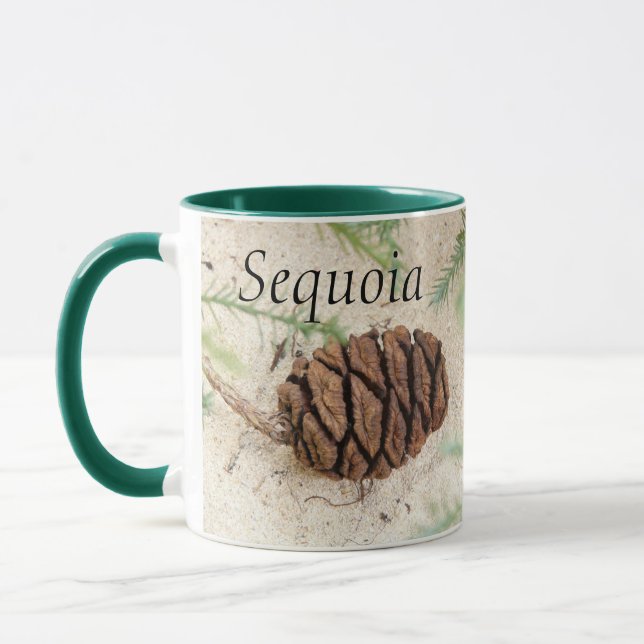 Sequoia Tee Cone on Sand Sequoia nationalpark Mugg (Vänster)