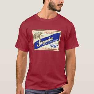 Sequoianationalpark (den svart björnen) t shirt