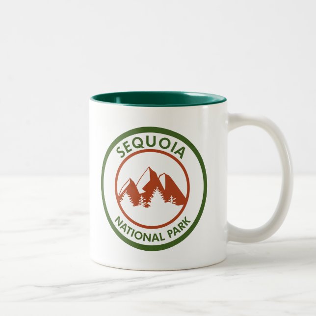 Sequoias nationalpark Två-Tonad mugg (Höger)