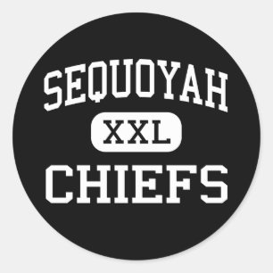 Sequoyah - chefer - högstadium - Canton Georgia Runt Klistermärke
