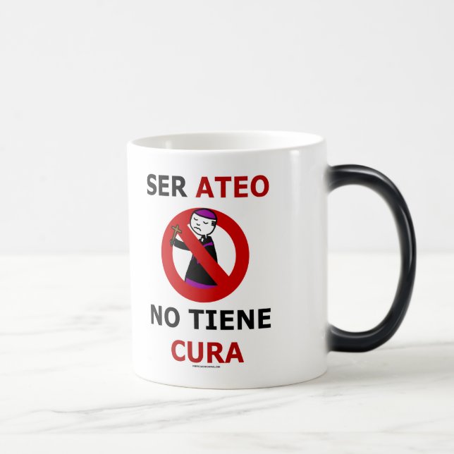 Ser ateo no tiene cura magisk mugg (Höger)