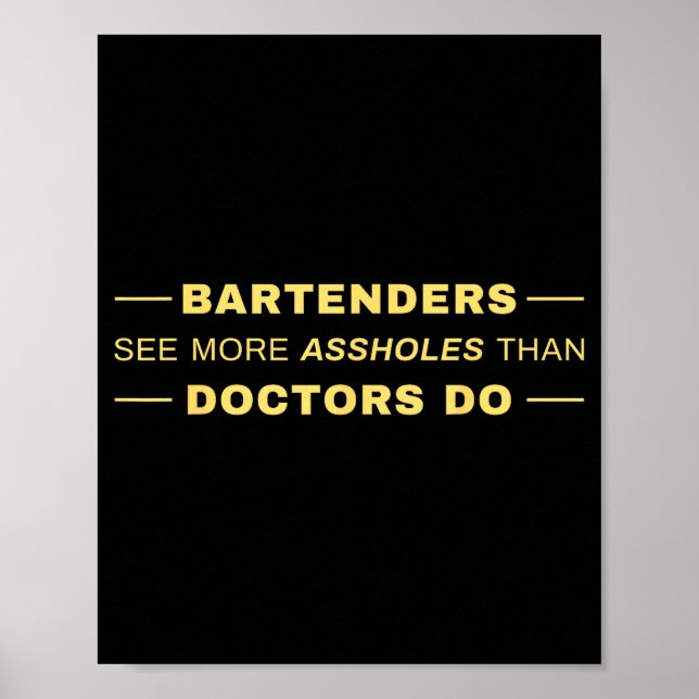 Ser bartendrar mer än läkare poster (Framsidan)
