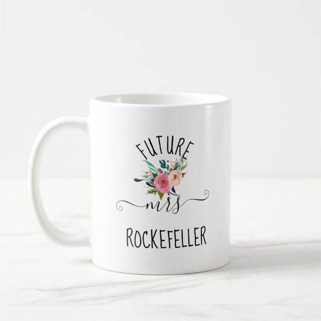 Ser den här ringen ut som om jag är förlovad Framt Kaffemugg (Vänster)