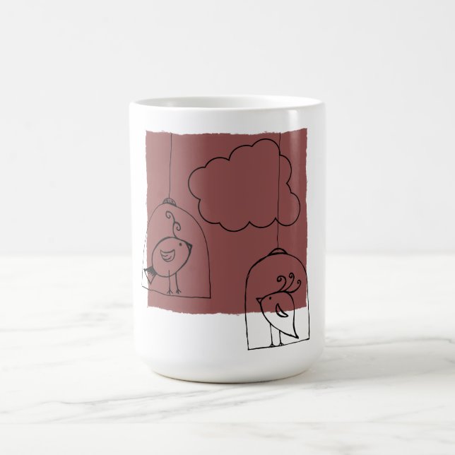 Ser efter frihet kaffemugg (Center)