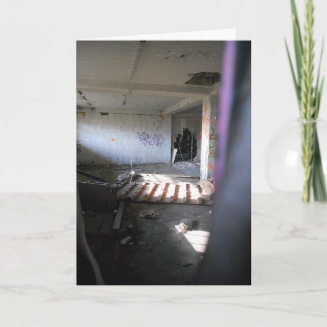 "Ser in i Lowertown Depot" Födelsedagskort Kort (Framsida)