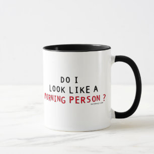 Ser jag likt en morgonperson? mugg
