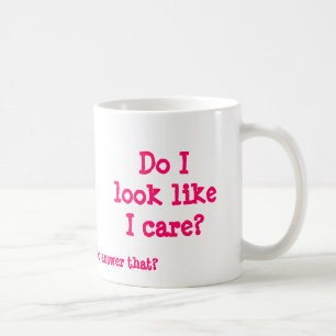 Ser jag något liknande som jag att bry sig? , kaffemugg
