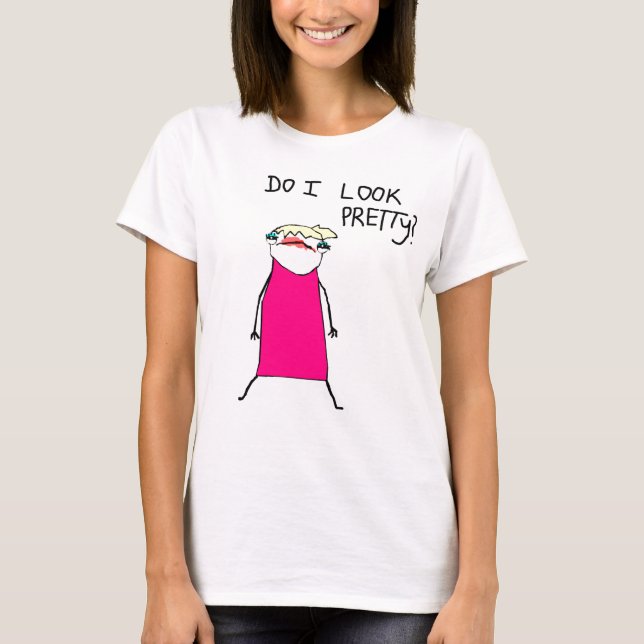 Ser jag nätt? tee shirt (Framsida)