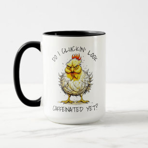 Ser jag ut att vara koffeinpåverkad än? Rolig arg Mugg