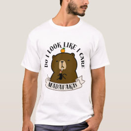 Ser jag ut som att jag bryr mig Rolig Björn Citat  T Shirt