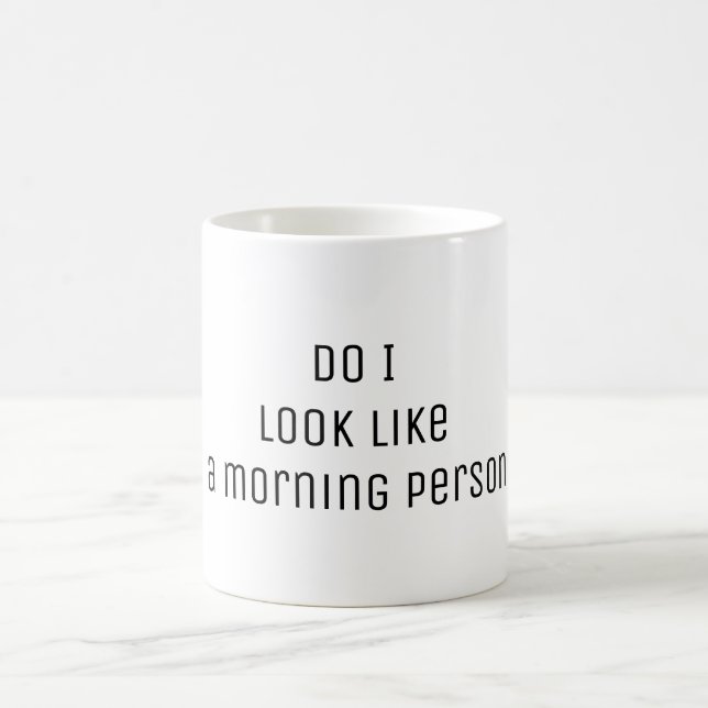 Ser jag ut som en flygekonomi-notering? kaffemugg (Center)