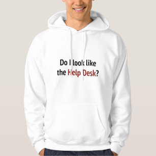 Ser jag ut som Help Desk? Hoodie
