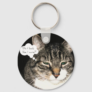 Ser jag ut som om jag bryr mig? nyckelring