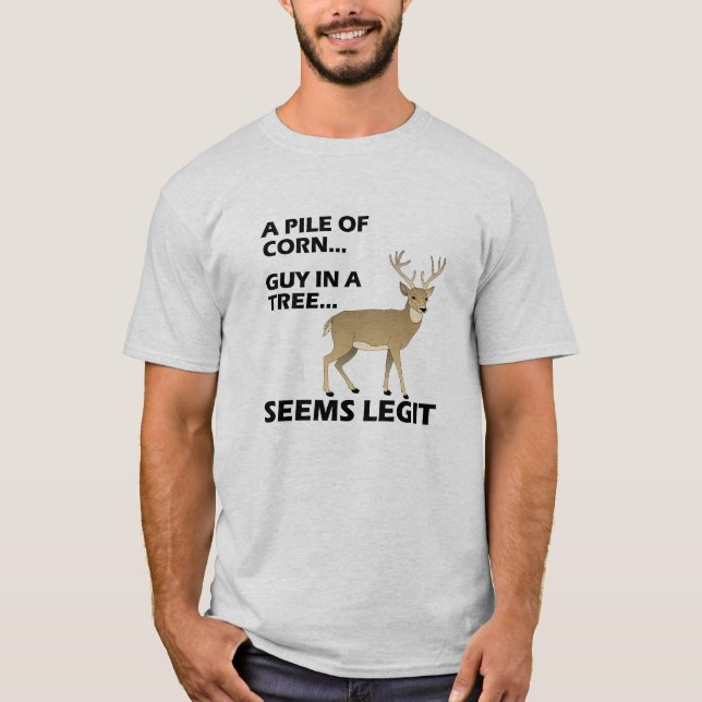 Ser Legit Rollig Jakt T-shirt (Framsida)