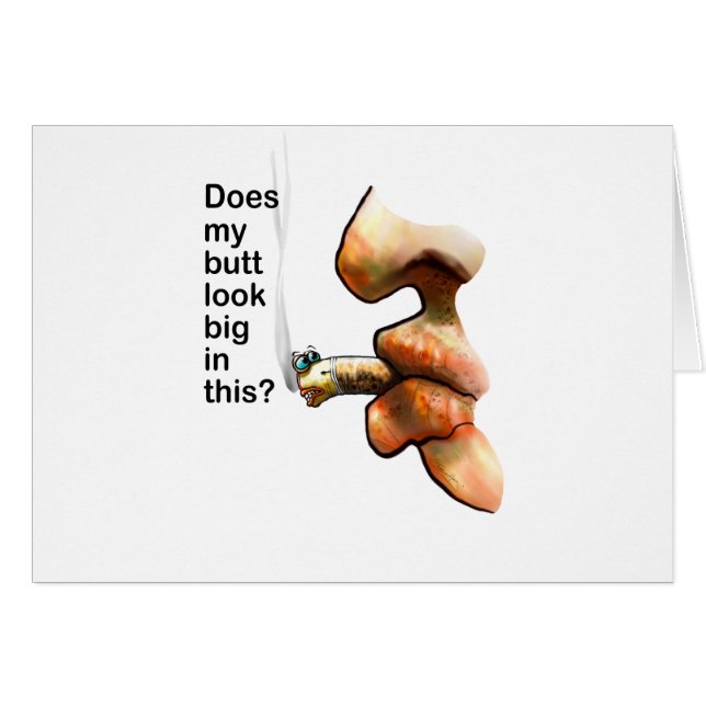 ser min ända stor i denna? hälsningskort (Framsidan Horizontal)
