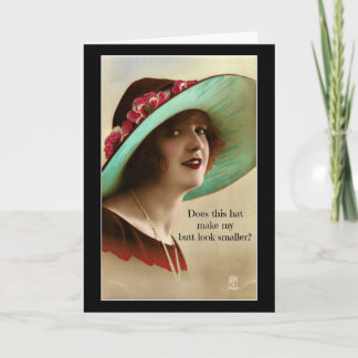 Ser min Butt mindre ut, Tack Kort