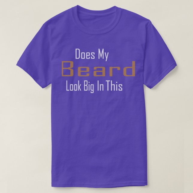 Ser mitt skägg stort ut i den här fina Manar Beard T Shirt (Design framsida)