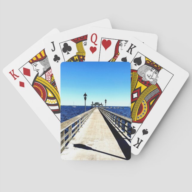Ser ner på piren casinokort (Baksidan)