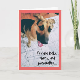 Ser och personlighetshundvalentinen helgkort