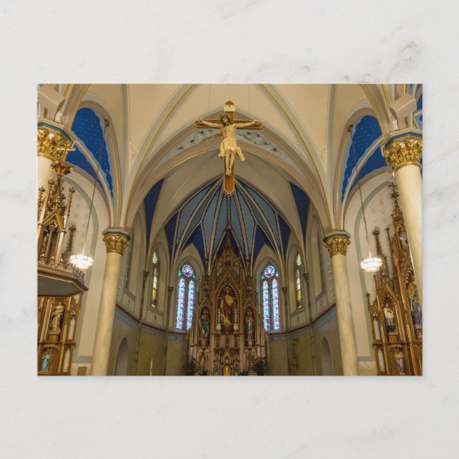 Ser upp St Peter Altaret vykort (Framsida)