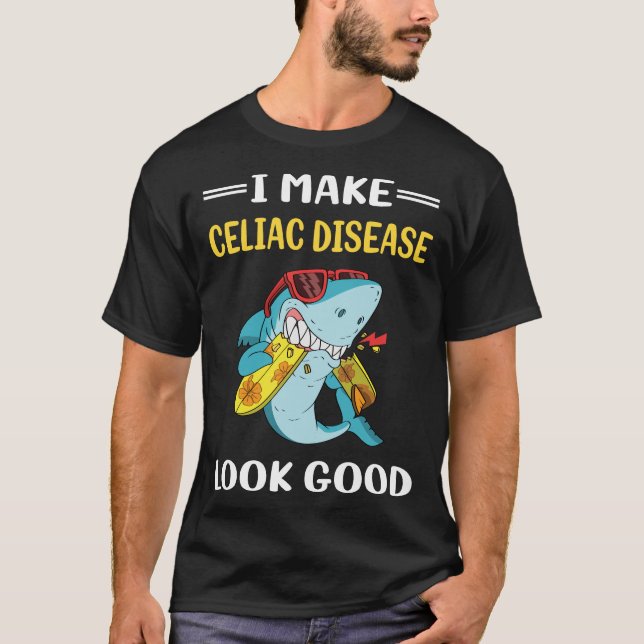 Ser ut Celiaki T Shirt (Framsida)