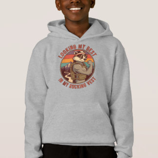 Ser ut på mitt bästa i min ruckingväst t shirt