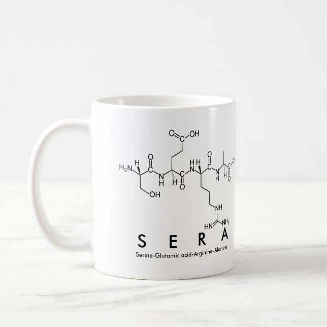 Sera peptide namn mugg (Vänster)