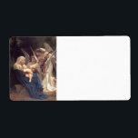 Seragranat från Änglar Fraktsedel<br><div class="desc">1800-talets vintage av William Alfred Bouguereau. Bilden visar tre unga änglar skapar musik för baby Jesus.</div>