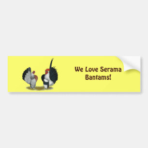 Serama Bantams Bildekal