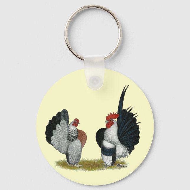 Serama Bantams Nyckelring (Framsida)