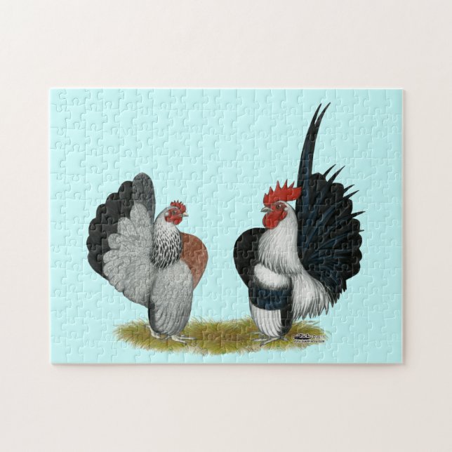 Serama Bantams Pussel (Horisontell)