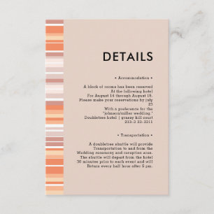 Serape Fall Season Information Tilläggskort