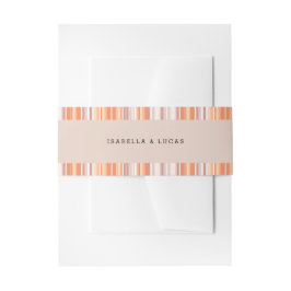 Serape Fall Season Lodrät Rand Band För Inbjudningskort