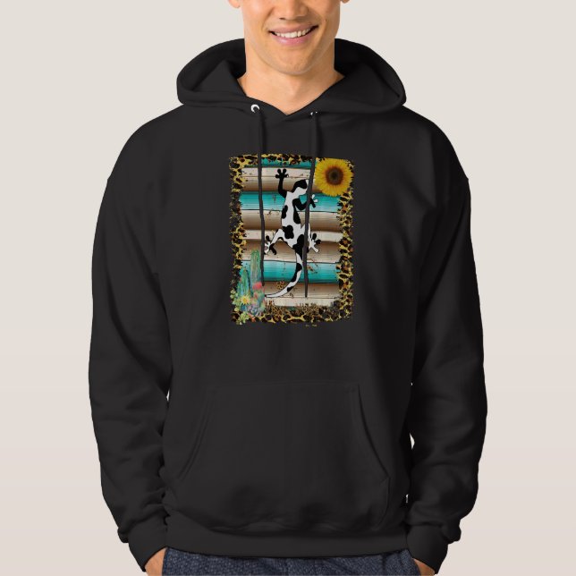 Serape Lizard Boho Southwest Stil Reptiles 1 Hoodie (Framsida)
