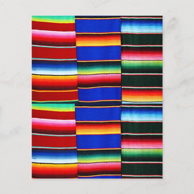 Serape-ränder scrapbookpapper (Framsida)