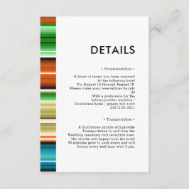 Serape Summer | Information Tilläggskort